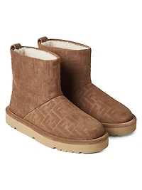 Afterski Suede & Shearling Boots