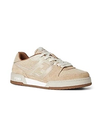Match FF Logo Suede Sneakers