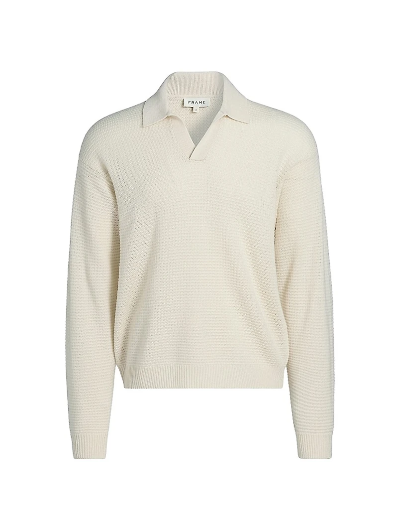 Textured Wool Cashmere Sweater