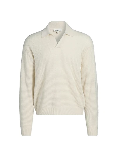 Textured Wool Cashmere Sweater