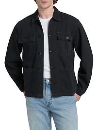 Herringbone Denim Jacket