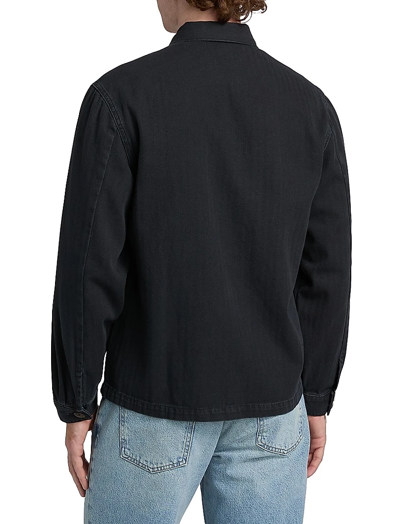 Herringbone Denim Jacket