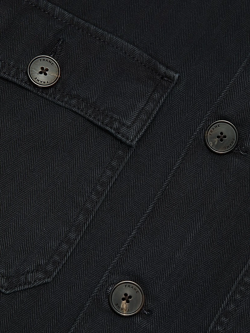 Herringbone Denim Jacket