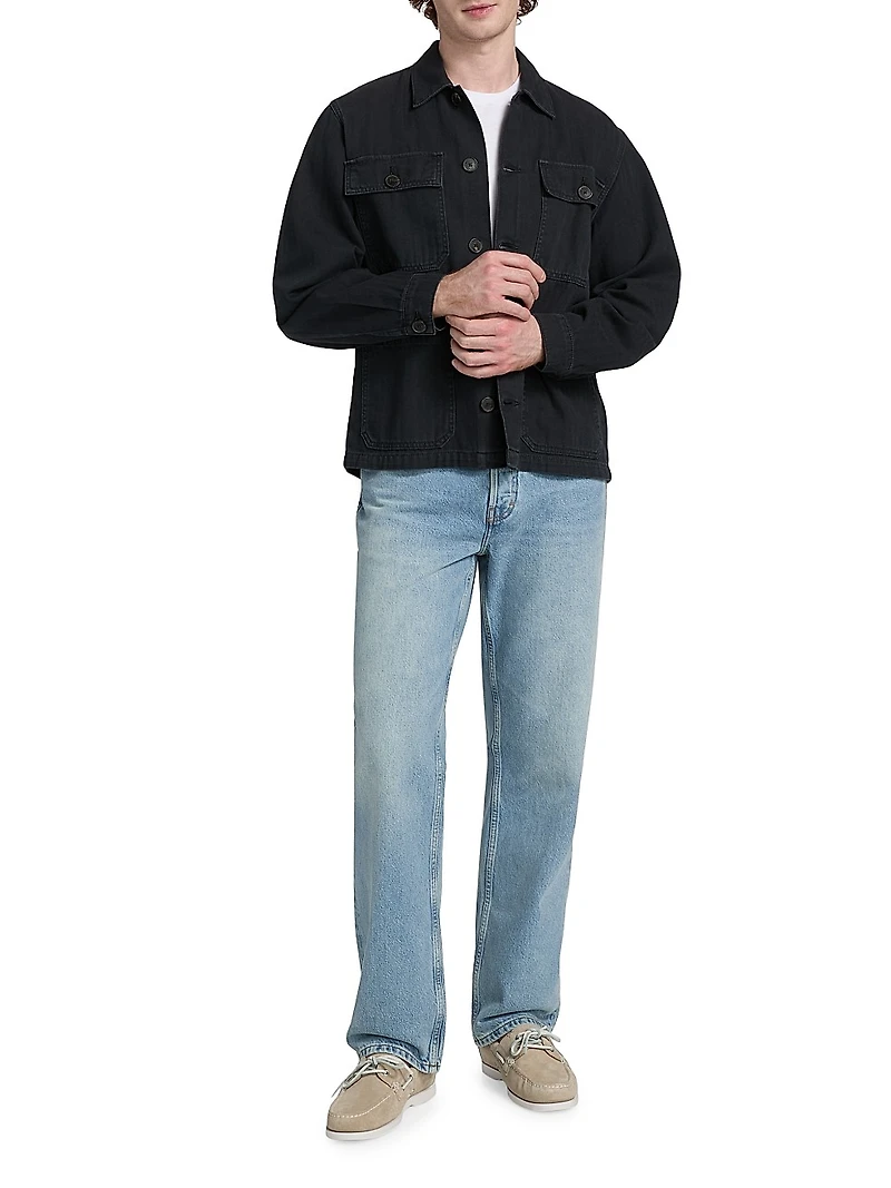 Herringbone Denim Jacket