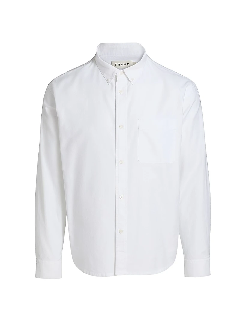 Oxford Cotton Button-Down Shirt