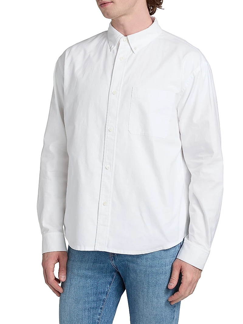 Oxford Cotton Button-Down Shirt