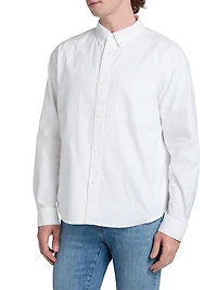 Oxford Cotton Button-Down Shirt