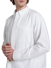 Oxford Cotton Button-Down Shirt