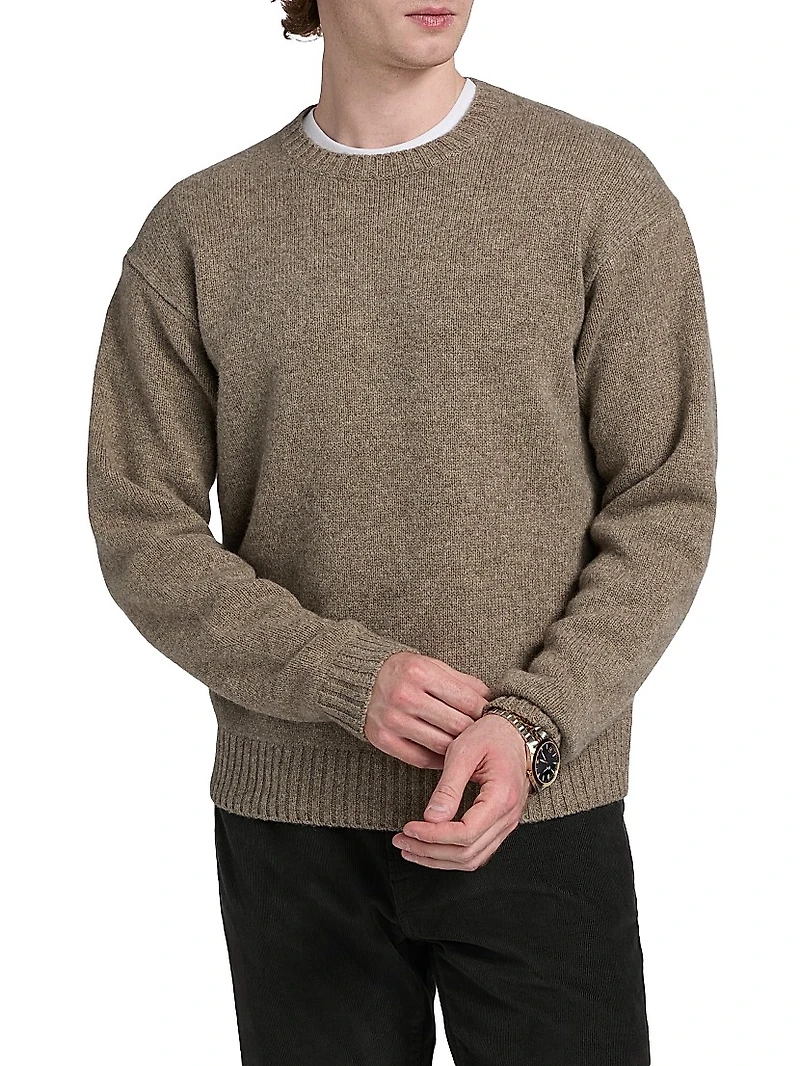 Yak-Wool Crewneck Sweater
