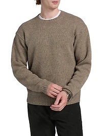 Yak-Wool Crewneck Sweater