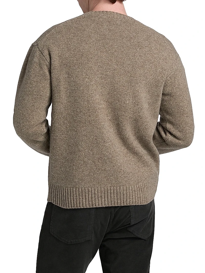 Yak-Wool Crewneck Sweater