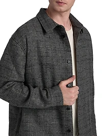 Tweed Wool-Blend Overshirt