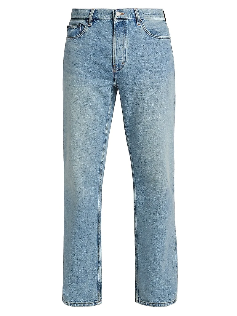 Relaxed Straight-Leg Jeans