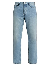 Relaxed Straight-Leg Jeans