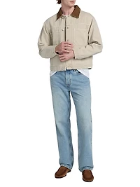 Relaxed Straight-Leg Jeans