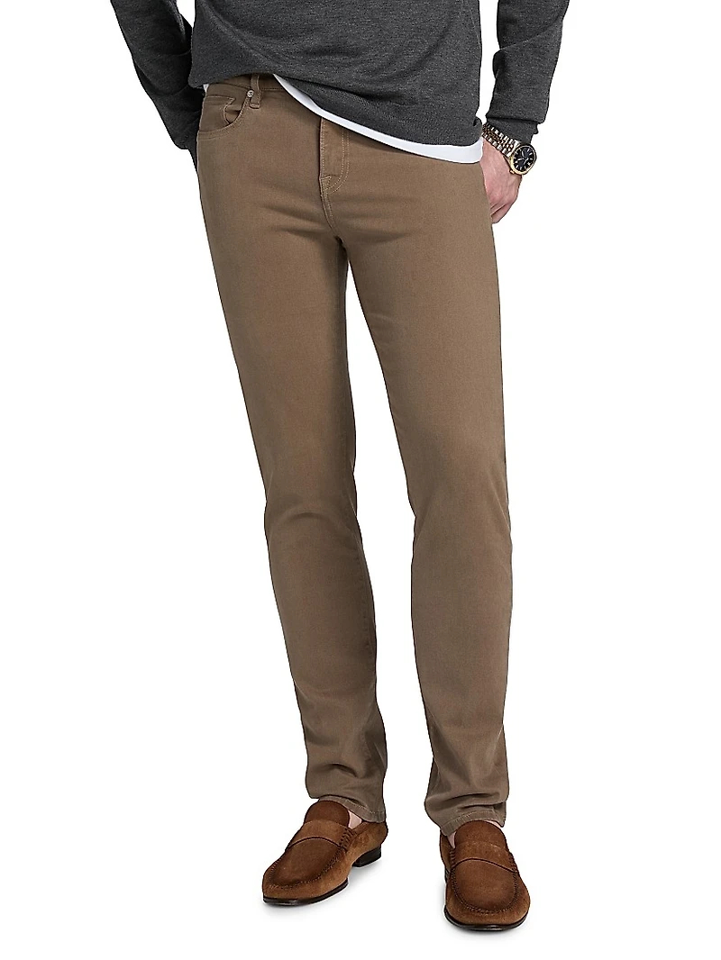 L’Homme Stretch Slim-Leg Jeans