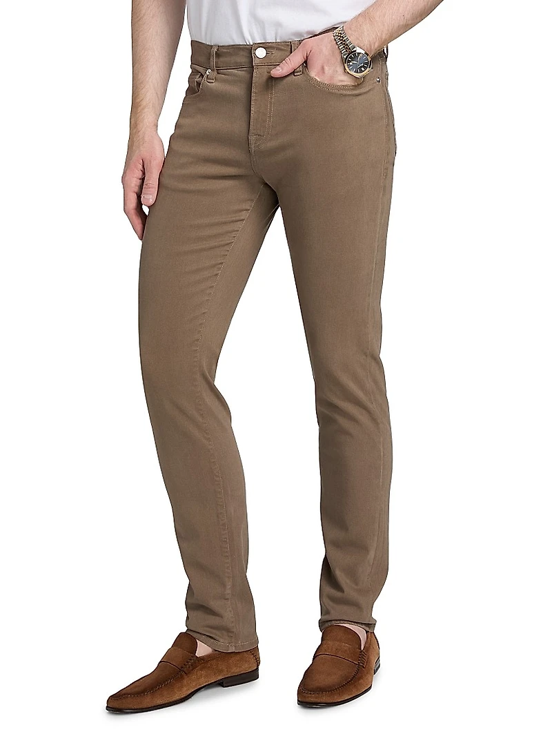 L’Homme Stretch Slim-Leg Jeans