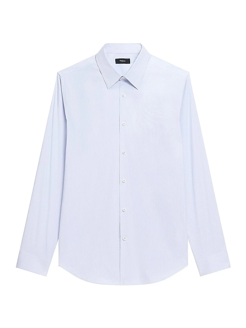 Sylvain Stripe Cotton-Blend Shirt