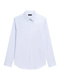 Sylvain Stripe Cotton-Blend Shirt