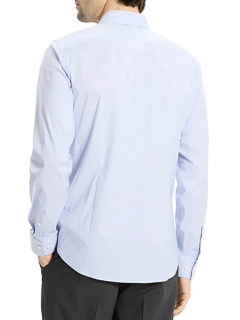 Sylvain Stripe Cotton-Blend Shirt