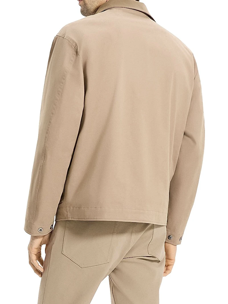 Cotton-Blend Utility Jacket