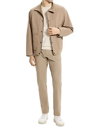 Cotton-Blend Utility Jacket