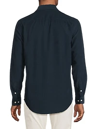 Corduroy Long-Sleeve Button-Front Shirt