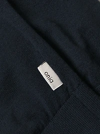 Merino Wool Long-Sleeve Polo Shirt