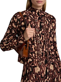 Renada Printed Fitted Cardigan