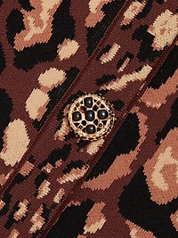 Renada Printed Fitted Cardigan