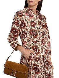 Lolita Printed Cotton Midi-Shirtdress
