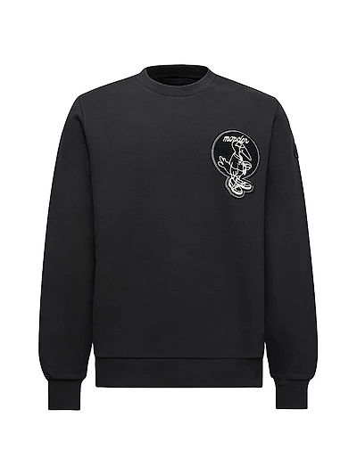 Crew-Neck Sweatshirt Cotton