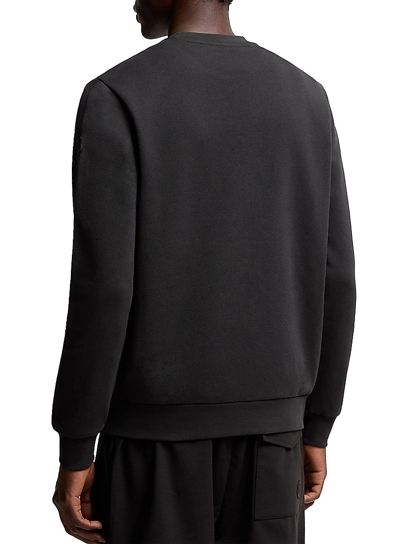 Crew-Neck Sweatshirt Cotton