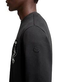 Crew-Neck Sweatshirt Cotton