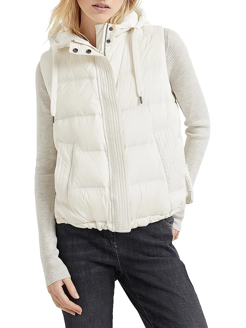 Lightweight Matte Nylon Down Vest
