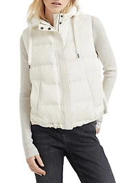 Lightweight Matte Nylon Down Vest