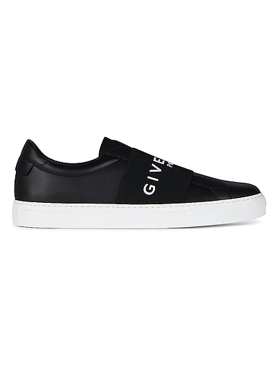 Urban Street Sneakers Leather with Elastic Band