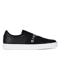 Urban Street Sneakers Leather with Elastic Band