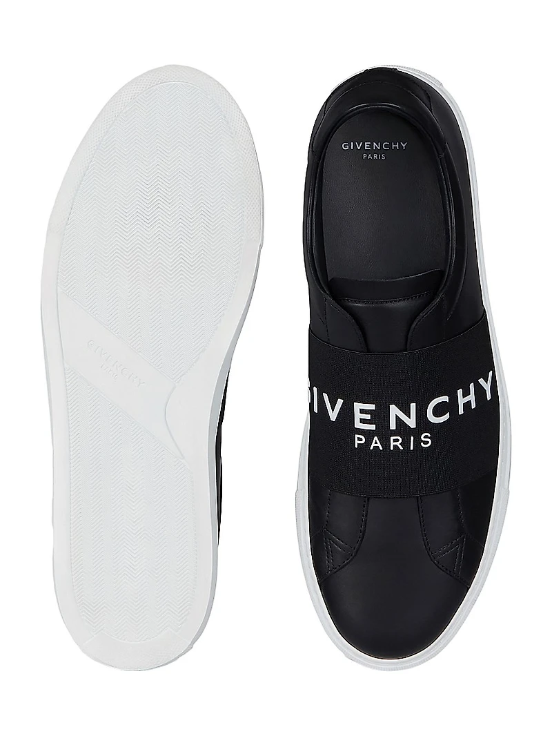 Urban Street Sneakers Leather with Elastic Band