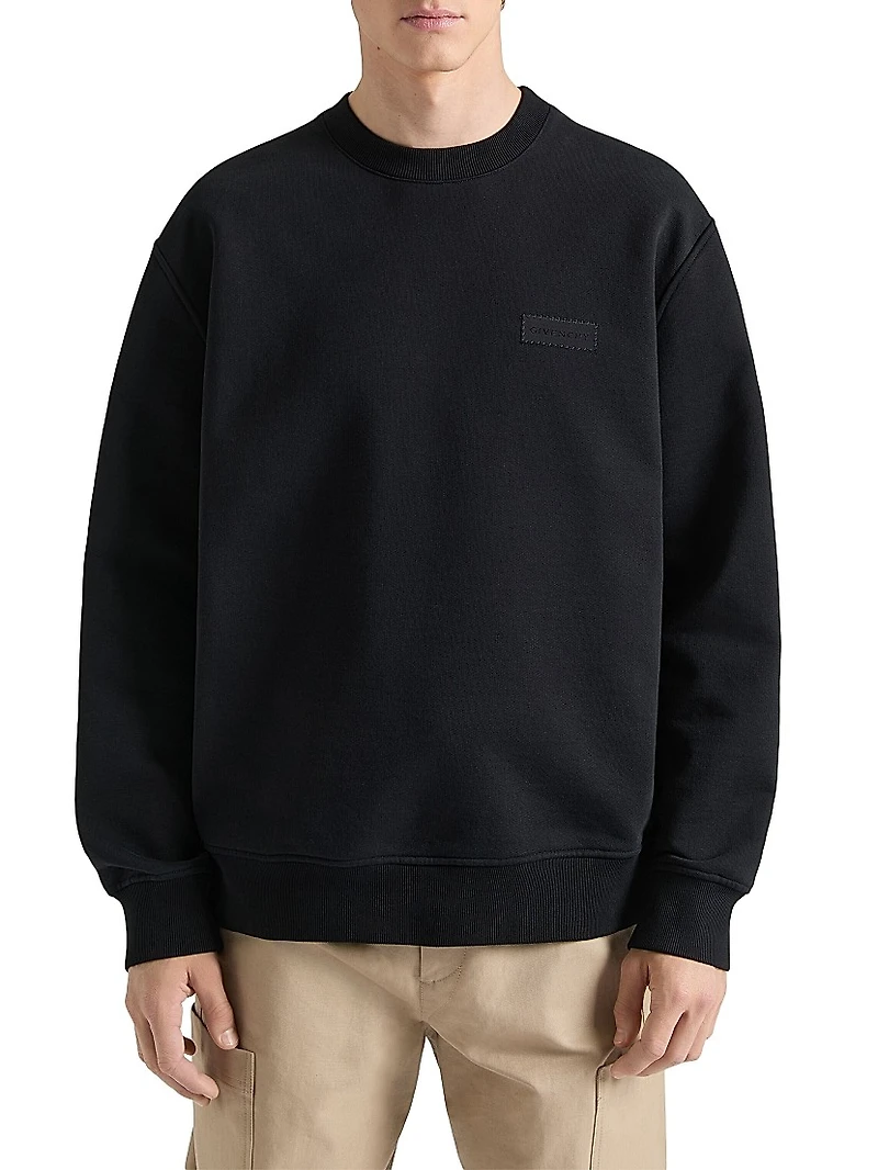 Sweatshirt Fleece with Patch