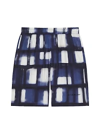 Afternoon Light Pattern Bermuda Shorts