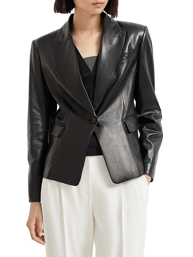 Nappa Leather Blazer