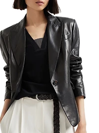Nappa Leather Blazer