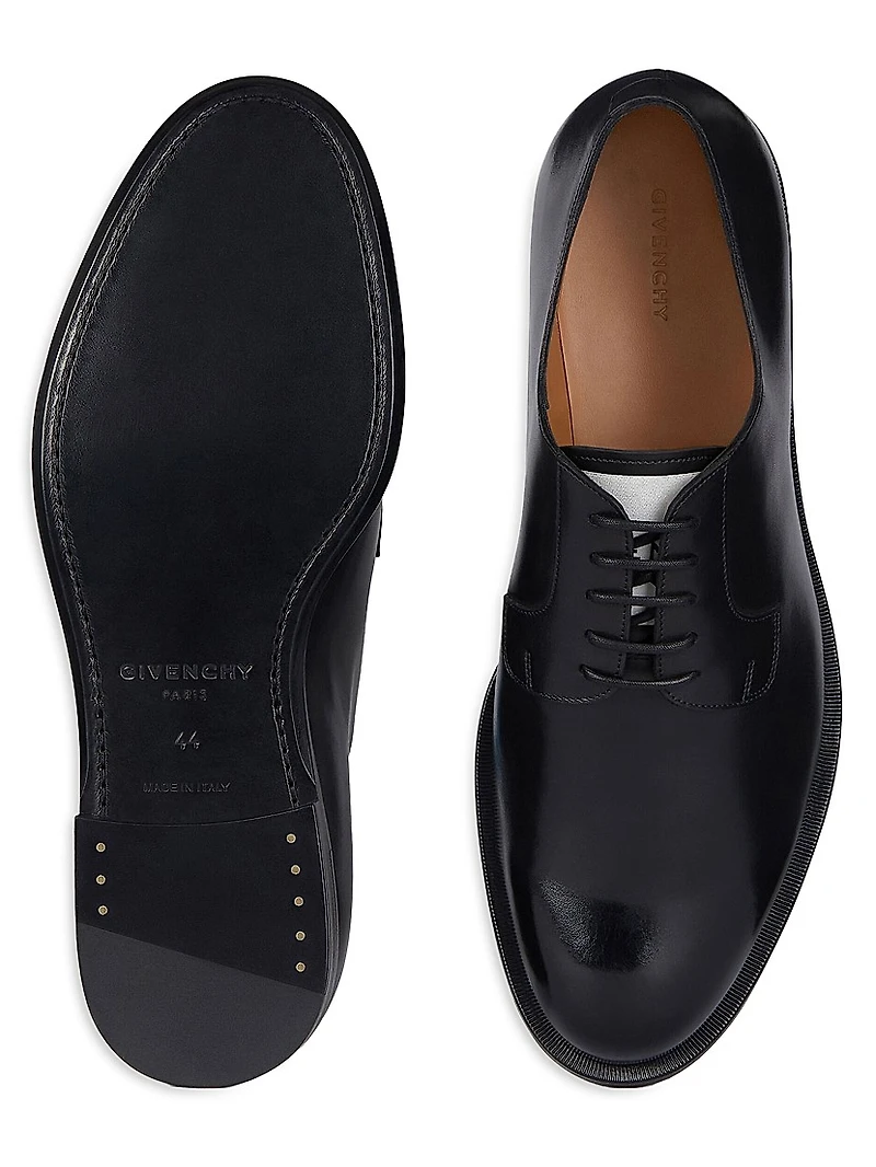 Label Derbies Leather