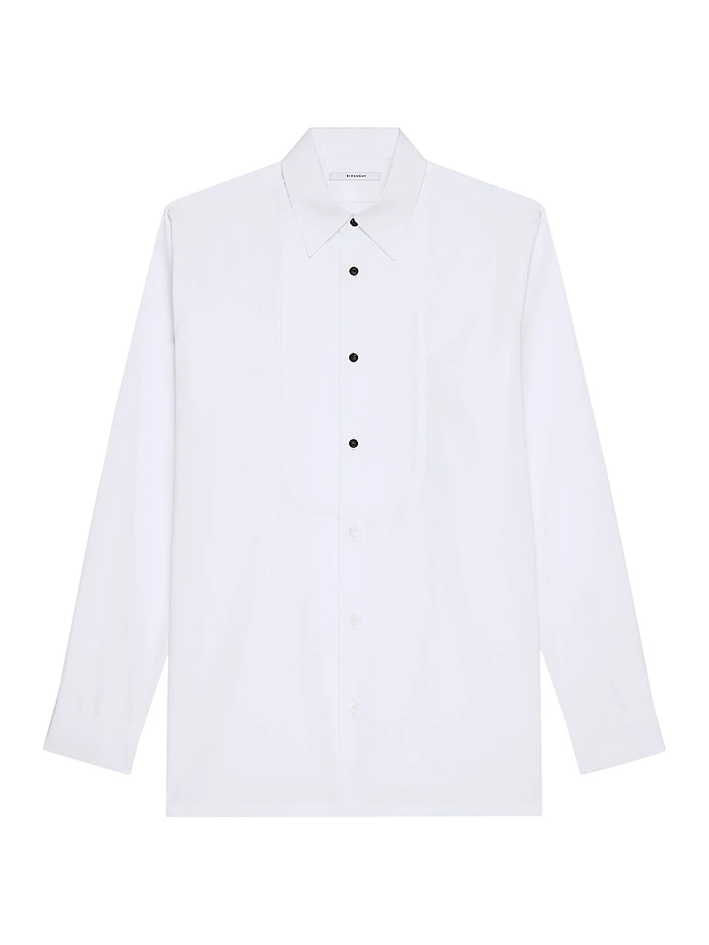 Shirt Poplin with Plastron