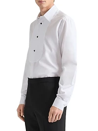 Shirt Poplin with Plastron