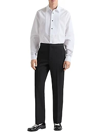 Shirt Poplin with Plastron