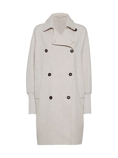 Hand Crafted Coat Cozy Cashmere Double Cloth