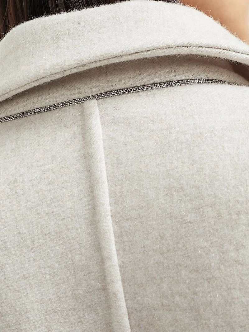 Hand Crafted Coat Cozy Cashmere Double Cloth