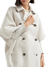 Hand Crafted Coat Cozy Cashmere Double Cloth